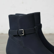 Men's Navy Blue Suede Jodhpur Boots