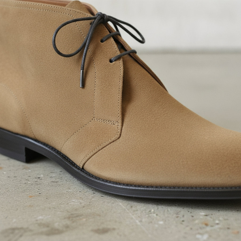 Men's Tan Suede Chukka Boots