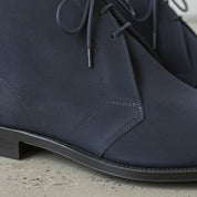 Men's Navy Blue Suede Chukka Boots