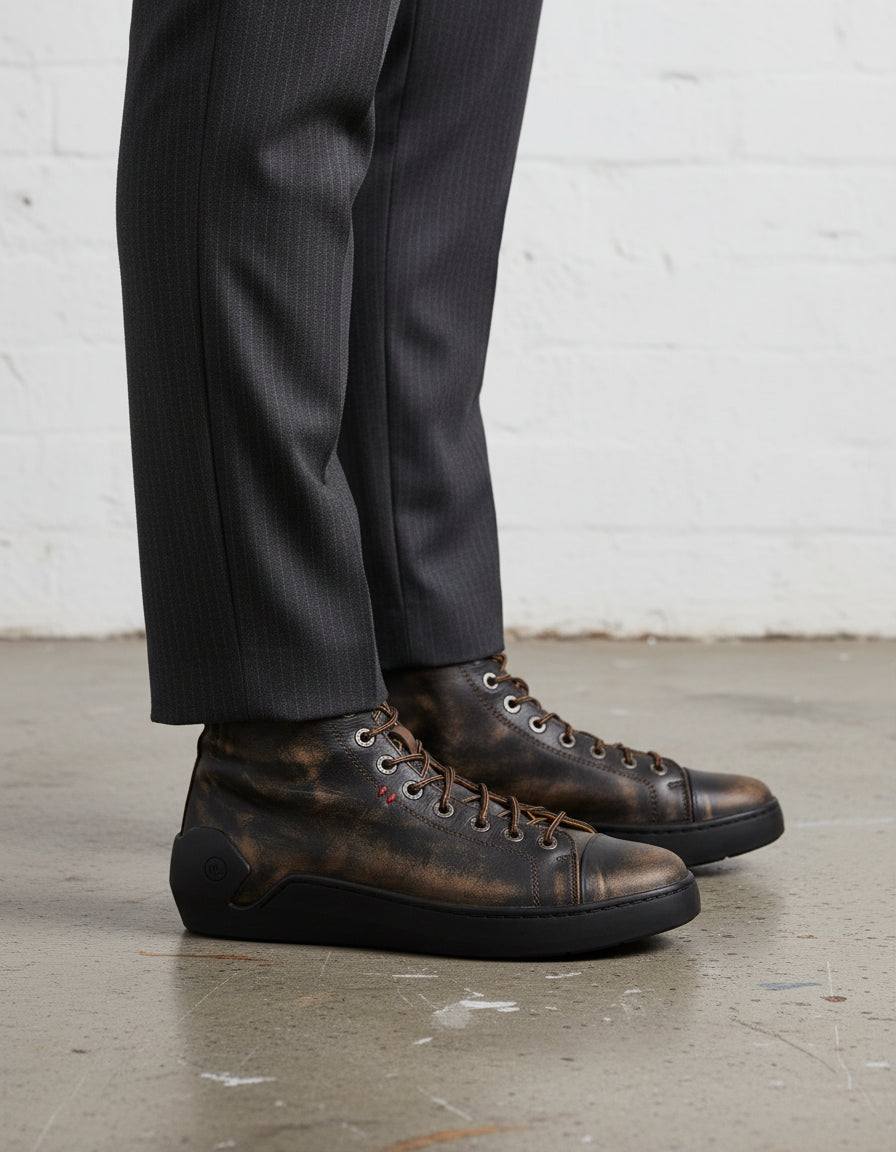 model-wearing-formal-side-view of product