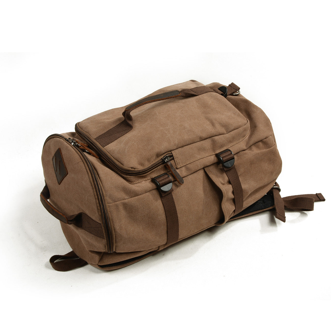 Durable Canvas Backpack for Travel, Hiking, and Daily Use – Vintage Style