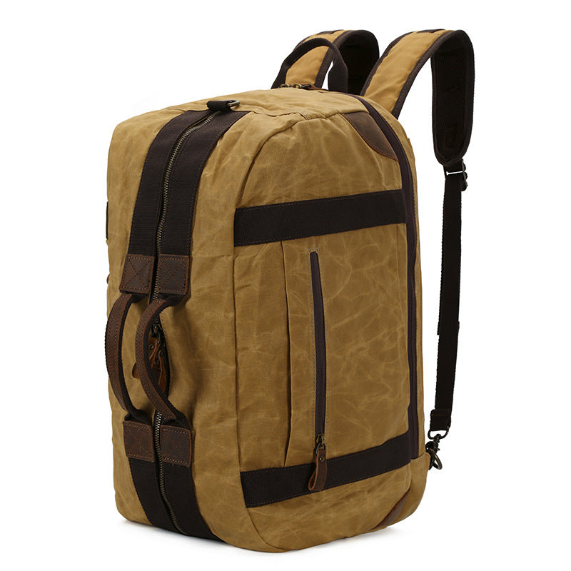 Durable Canvas Travel Backpack - Versatile and Stylish