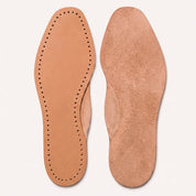 Light Brown Perimeter-Punched Full-Grain Leather Insoles — Aynesworth