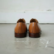 Men Tan Oxford Brogue Formal Dress Shoes, Tan Leather Formal Shoes