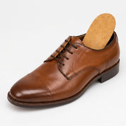 Tan and Brown Leather and Suede Shoe Insoles — Acklin
