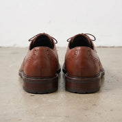 Men's Brown Wingtip Leather Brogues — Keating