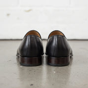 Men's Rich Black Tassel Loafer Handcrafted Calf Leather Dress Shoes — Humberstone