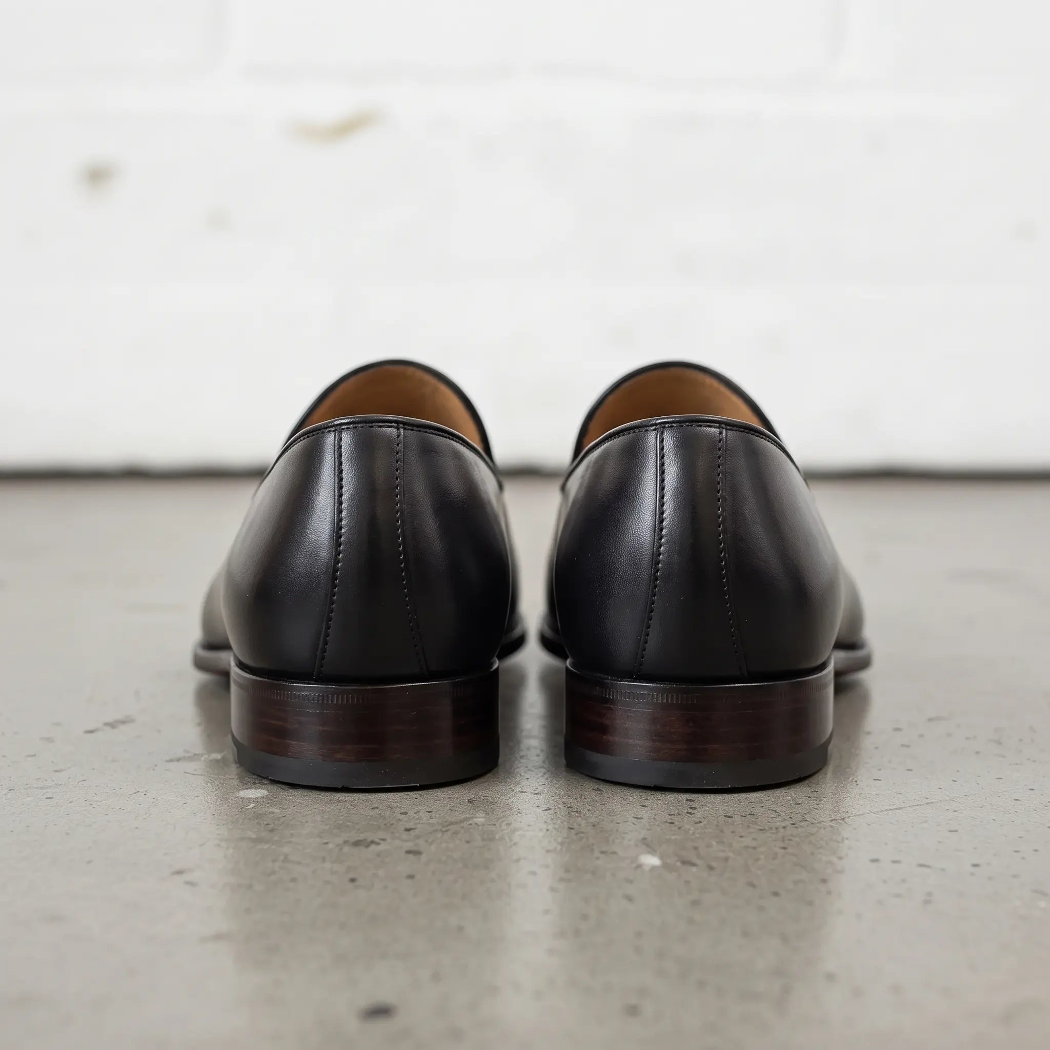 Men's Rich Black Tassel Loafer Handcrafted Calf Leather Dress Shoes — Humberstone