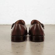 Handmade Men's Leather Monk Strap Dress Shoes