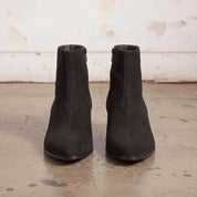 Men's Black Plain-Toe Suede Ankle Boots — Merrick