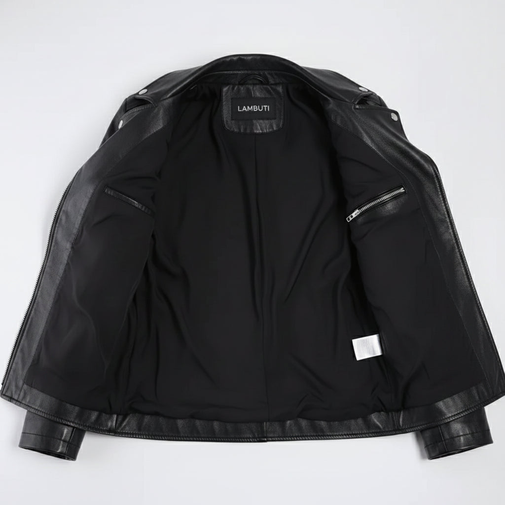Women's Handmade Moto Leather Jacket