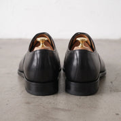 Men's Black Cap-Toe Leather Oxfords — Enright