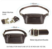 Dark Brown Leather Fanny Pack — Holmes