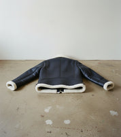 Men's Handmade Shearling Leather Jacket