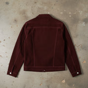 Men's Handmade Trucker Suede Jacket