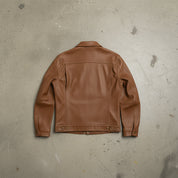 Men's Handmade Trucker Leather Jacket
