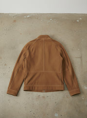 Men's Handmade Racer Suede Jacket