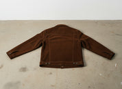 Men's Handmade Trucker Suede Jacket