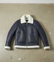 Men's Handmade Shearling Leather Jacket