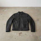 Men's Handmade Cafe Racer Leather Jacket