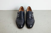 Handcrafted Genuine Leather Double Monk Men's Shoes