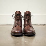 Handcrafted Men's Wingtip Brogue Lace-Up Boot