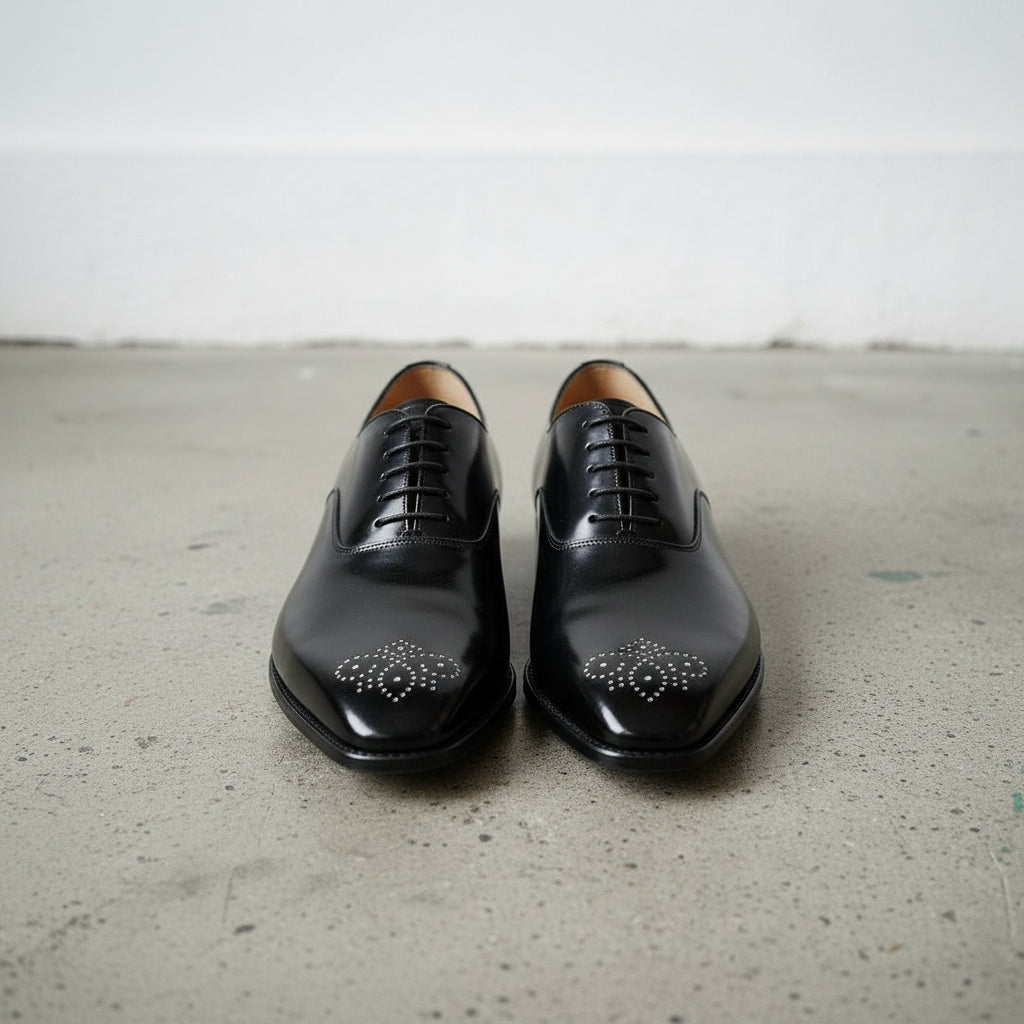 Handmade Mens Formal Shoes, Mens Fashion Black Dress Shoes, Mens Shoes