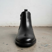 Men's Vintage Cow Leather Zipper Ankle Boots