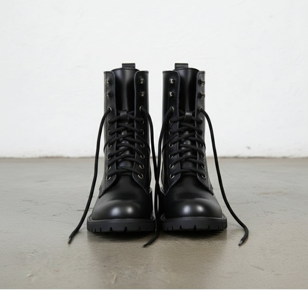 Rider Boots for Men, Men's Biker Leather Boots