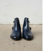 Handcrafted Men's Black Leather Jodhpurs Boots