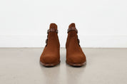 Handcrafted Men's Brown Suede Jodhpurs Boots