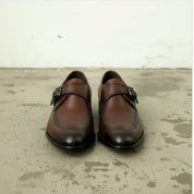 Handmade Men's Brown Leather Dress Shoes, Brown Leather Formal Shoes for Men