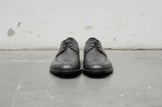 Men's Gray Leather Derby Dress Shoes