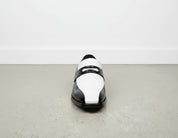 Handmade Men's Two Tone Croc-Embossed Spectator Shoes
