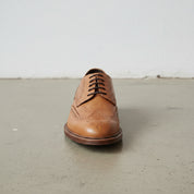 Handmade Men's Full Grain Leather Wingtip Dress Shoes