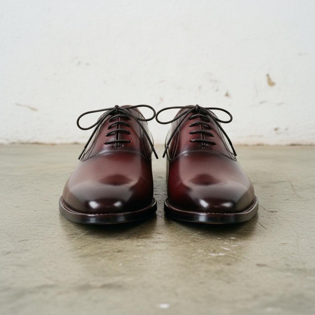 Handmade Men's Full Grain Leather Elegant Oxford Dress Shoes