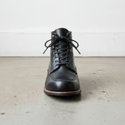 Men's Leather Boot, Men Ankle High Boot, Black Leather Boot, Boots
