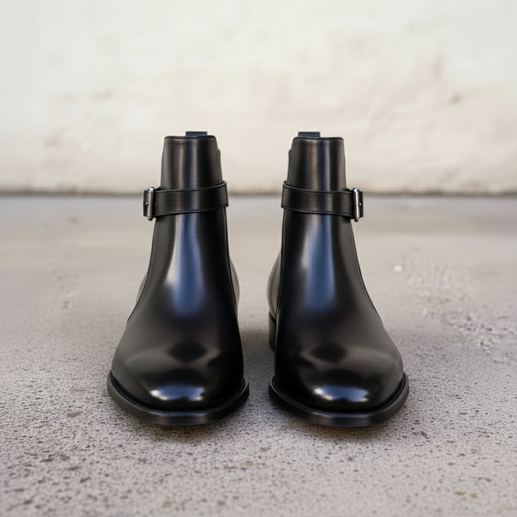 Men's Handmade High Ankle Leather Boots