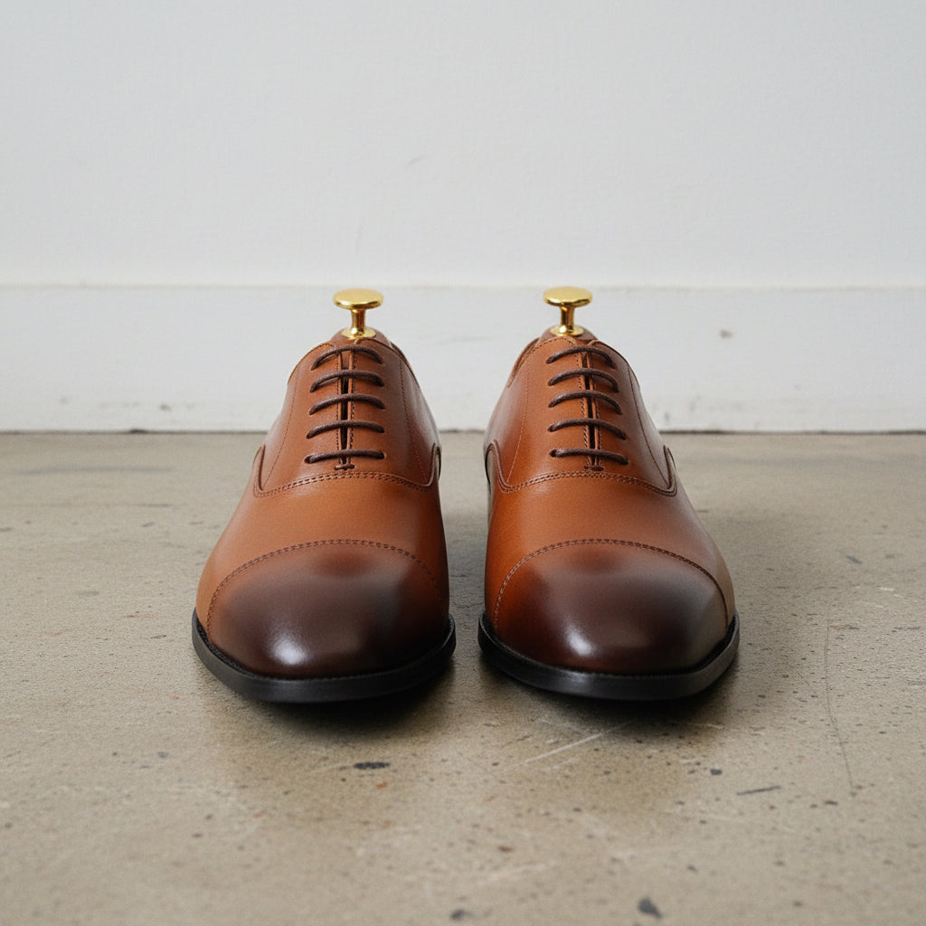 Handmade Men's Full Grain Cow Leather Formal Dress Shoes