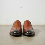 Handmade Men's Full Grain Leather Wingtip Loafers