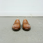 Handmade Men Tan Brown Leather Shoes, Leather Moccasins Loafer