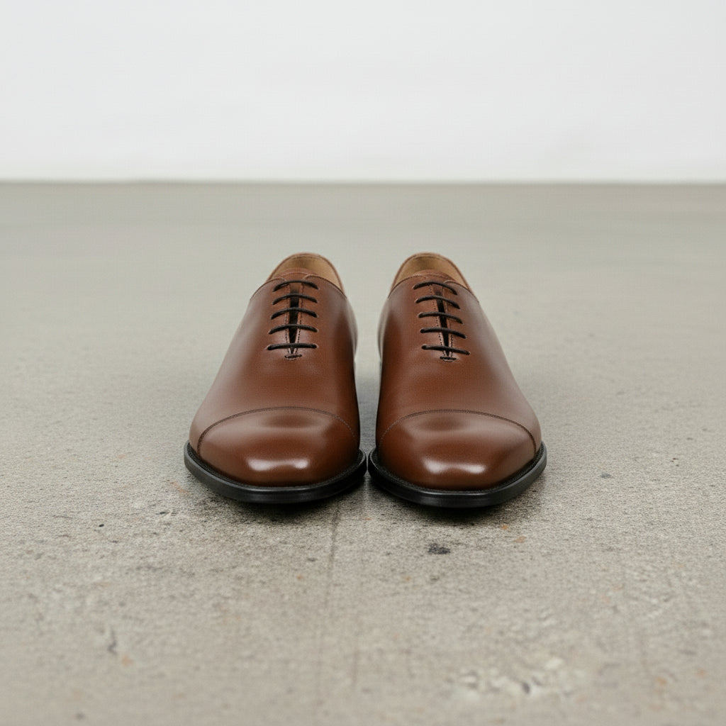 Men's Brown Leather Oxfords