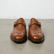 Men's Brown Leather Monks