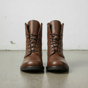 Handcrafted Men's Brown Combat Boots