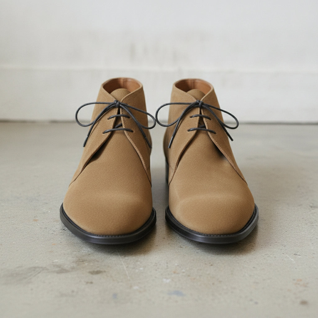 Men's Tan Suede Chukka Boots