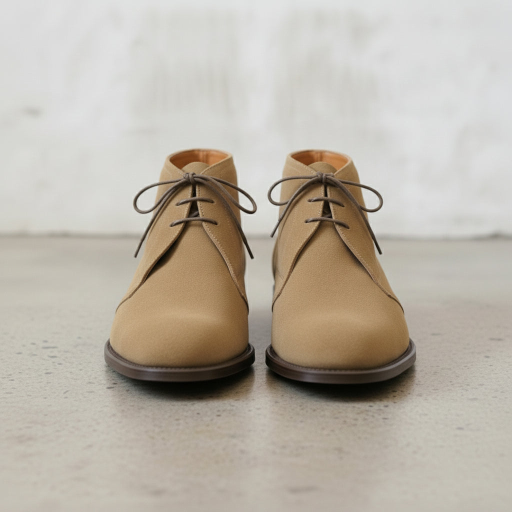 Men's Tan Suede Chukka Boots