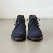 Men's Navy Blue Suede Chukka Boots