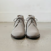 Men's Light Gray Suede Chukka Boots