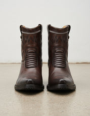 Full-Grain Calf Leather Women's Western Cowboy Boots - front-view