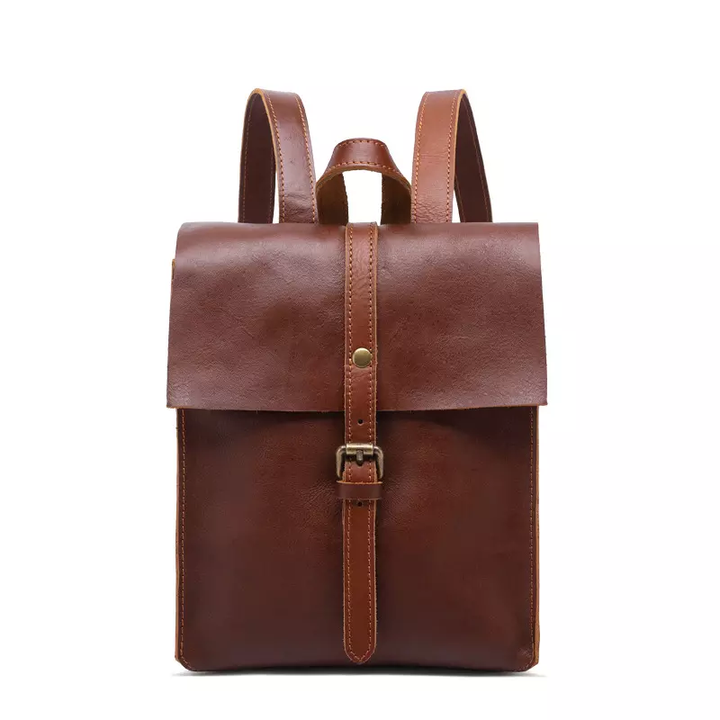 Brown Leather Backpack — Gurney